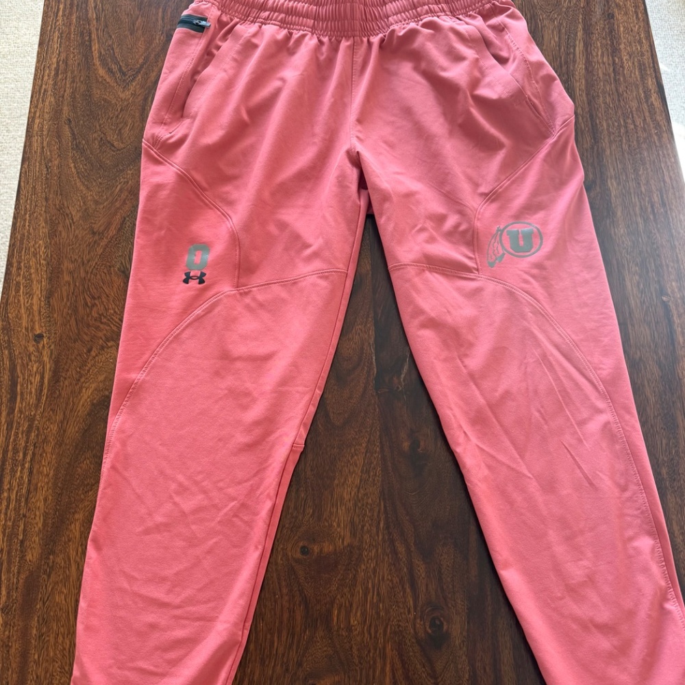 Under Armour Unstoppable Hybrid Pant University of Utah Utes Joggers - Picture 4 of 10